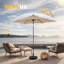 Parasol 9 pi marché Sunbrella-607371275