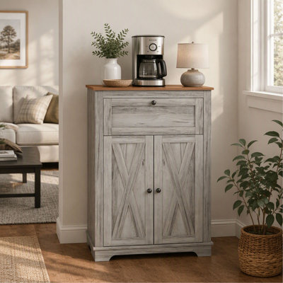 Sideboard Storage Cabinet with Doors and Shelves, Versatile Storage Unit for Dining Room and Living Room