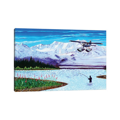 Catch and Release 1 Piece Wrapped Canvas Painting