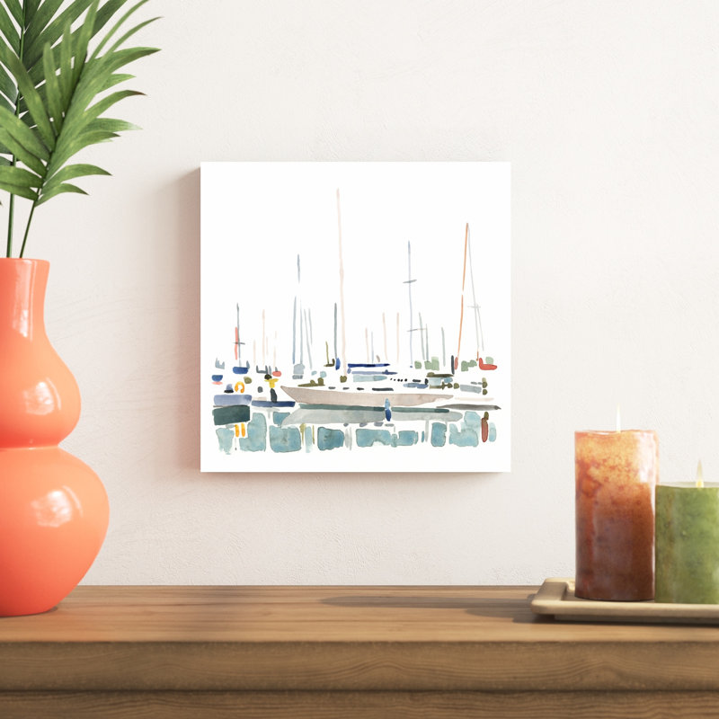 Voilier décor II, H 12 po x l 12 po