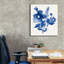 Art mural sur toile Epic Graffiti «Contemporary Blooms Blue 4 V2» par Shirley Novak-103919594