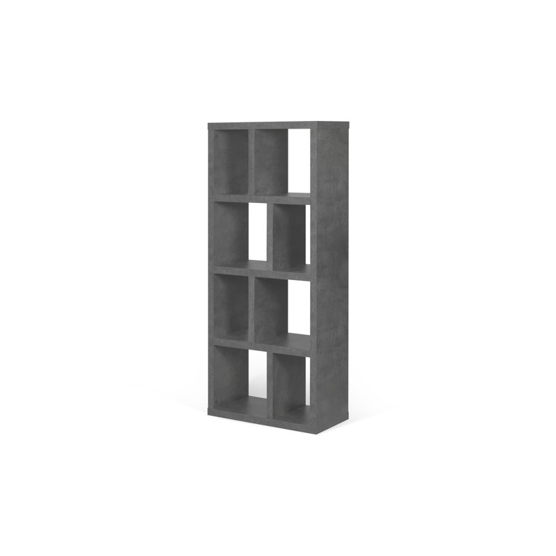 Geometric Storage Bookcase, 63" H x 28" W x 13" D