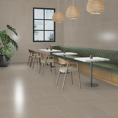 Refinery Semi-Polished 24'' W x 24'' L Porcelain Singular Tile