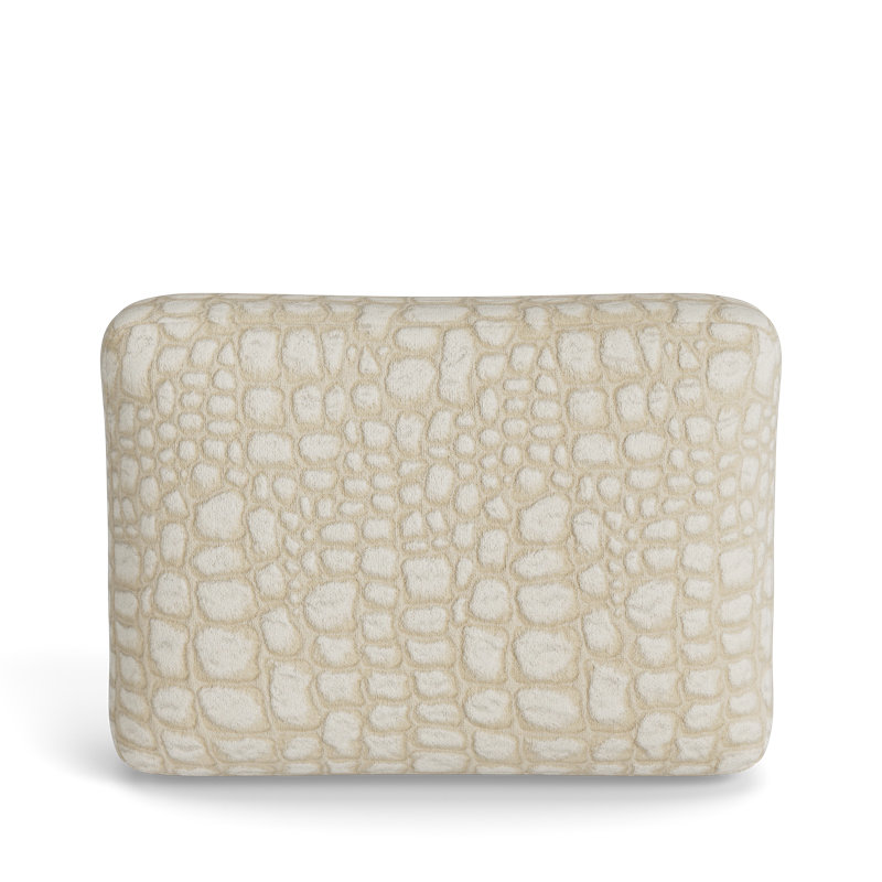 Croc Lumbar Pillow Cover & Insert