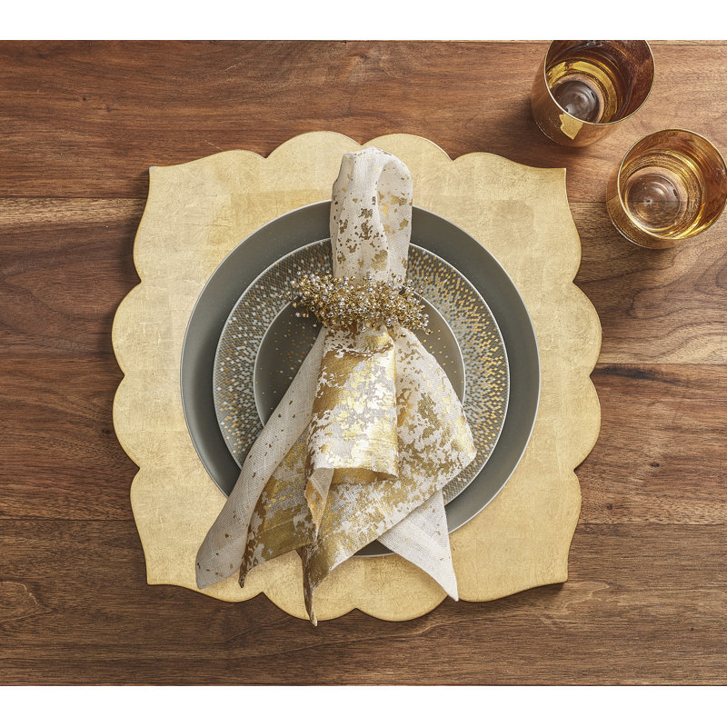 Spray Napkin Ring, Gold/Silver
