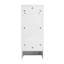 Meuble-lavabo autoportant de 42 po avec lavabo en céramique et armoires de rangement, porte à fermeture en douceur, armoire combinée 02430 + 0312, ensemble KD-115922397-115922396