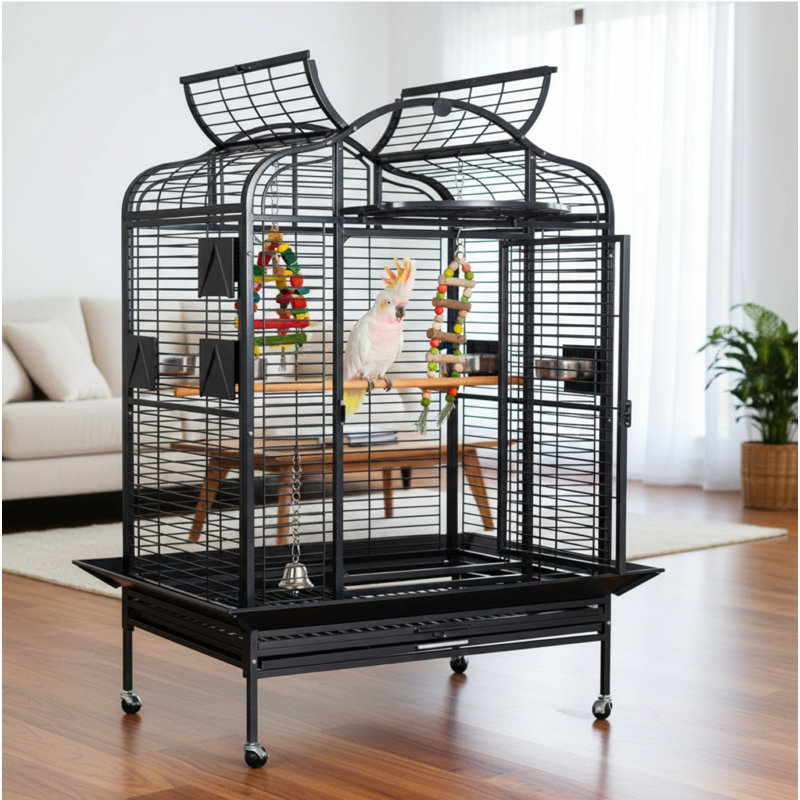 Majestic décapotable XL Noir, Noir, Large (68" H x 36" W x 28" D)