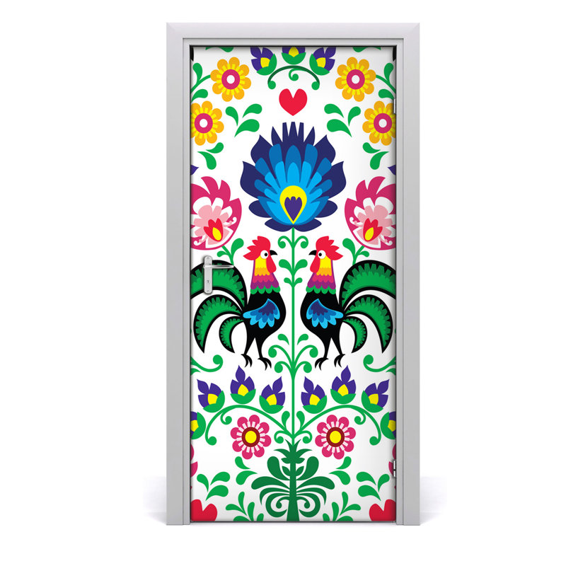 Ethnic Model Door Decal