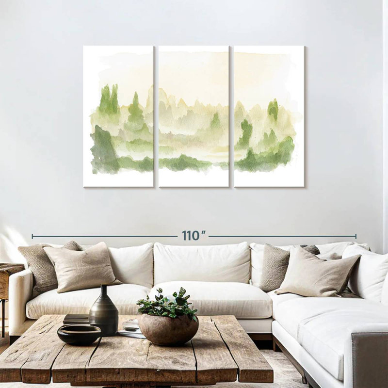 Avery Green Beginnings, 48" H x 74" W