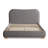 Modern Upholstered Platform Bed with Curved Headboard and Rounded Footboard-710002079-710002145