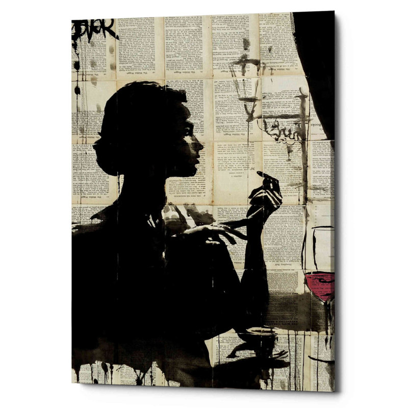 « luxueux life », impression sur toile, H 40 po x l 26 po x P 1,25 po