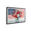 «Floral American Pot and Flag» par Nicole DeCamp, reproduction d'art-129011384-129011388-129011389