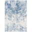 Tapis abstrait gris clair / bleu N'Keal-447731237-525112257