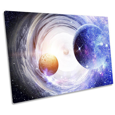 Space Planets Astronomy - Wrapped Canvas Print