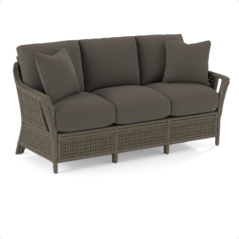 Boca Sofa, Stone Hearth, Frond Blue