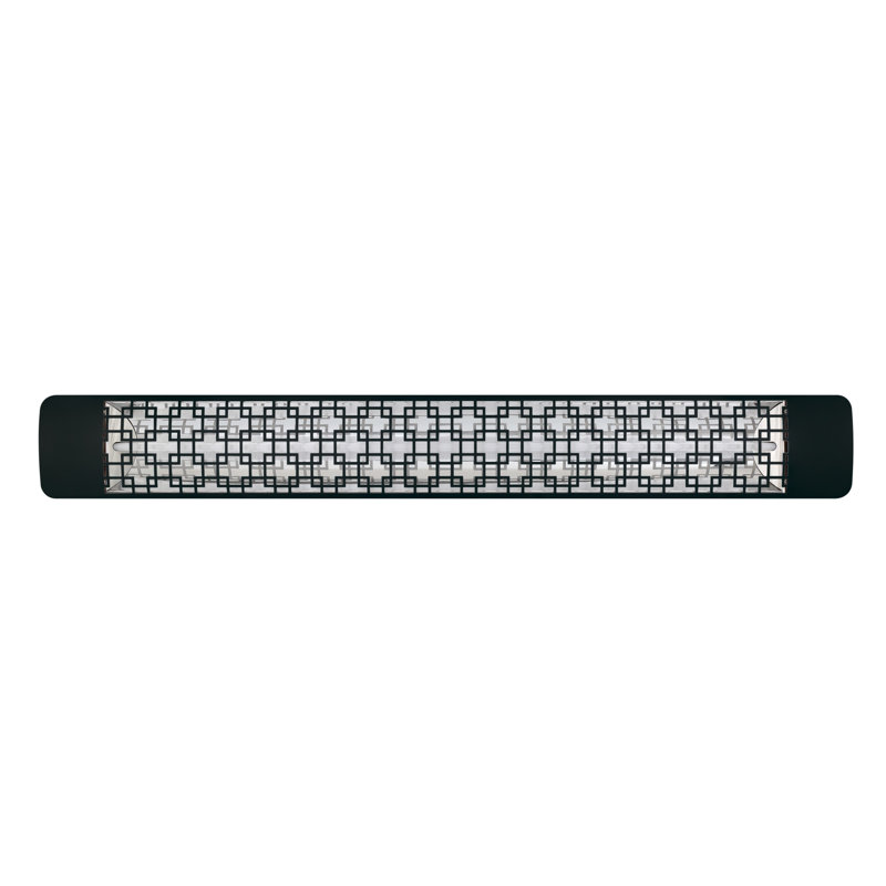 Chauffe-terrasse électrique 61 pouces Eurofase, Noir mat