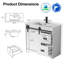 Meuble-lavabo 36 po Modern-934068423