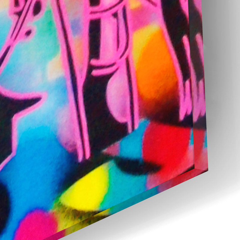 Art mural épique «Manga» par Abstract Graffiti, 12 po x 12 po