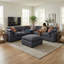 Wartow 6- Piece Upholstered Chenille Corner Sectional Sofa Couch-1209142802