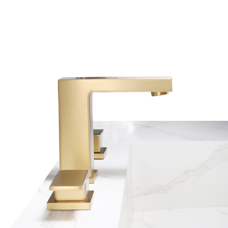 Robinet de salle de bain à un trou, Doré