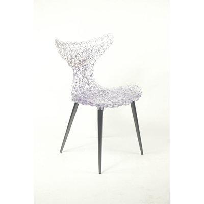 Stitch Wing Back Parsons Chair Dining Chair