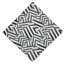 Abstract Linen Square Napkins-771729434