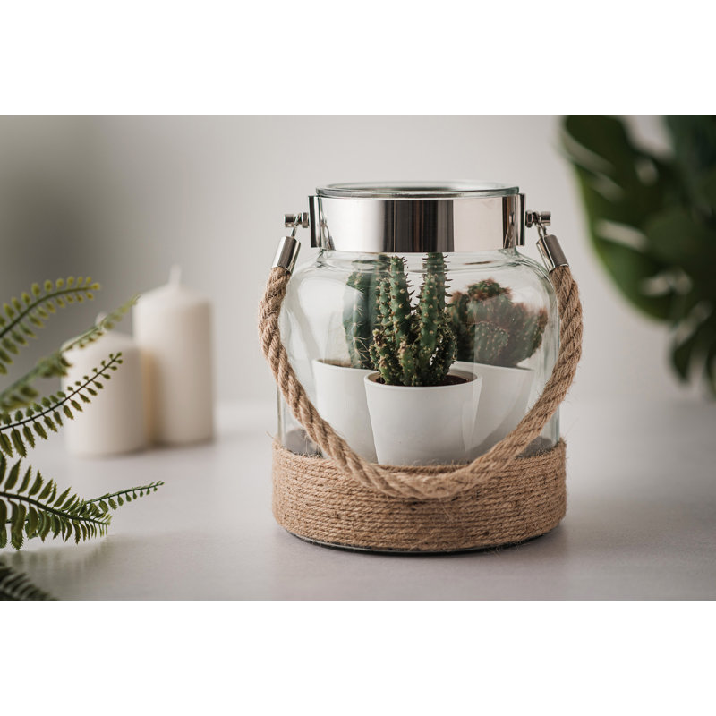 Tabletop Lantern, Natural