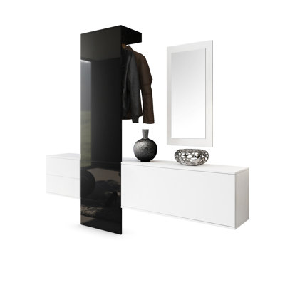 Mccurdy Hall Tree 209cm Wide with Shoe Storage