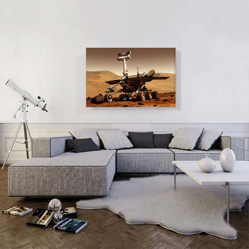 Reproduction de photo sur toile tendue NASA Mars Exploration, H 26 po x l 40 po x 1,5 po