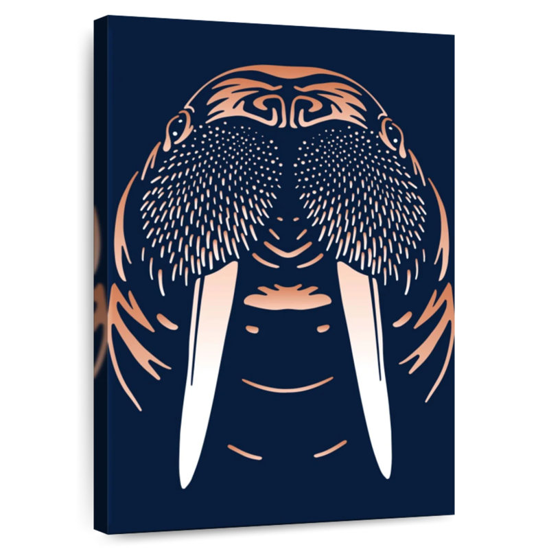 Brampt Walrus Head, 36" H x 24" W