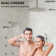 DualJetSpa 15-Spray Patterns 16" & 6" Dual Shower Head, Shower Faucet  System with Thermostatic Rough-in Valve and Body Jets
