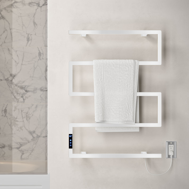 Chauffe-serviettes électrique blanc mat Voltaire, Blanc mat