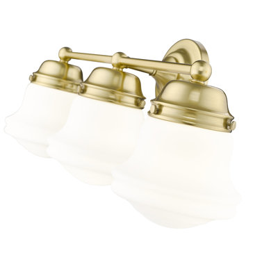 Éclairage pour meuble-lavabo à 3 lumières Wilsall