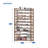 55 Pair Stackable Shoe Storage Cabinet