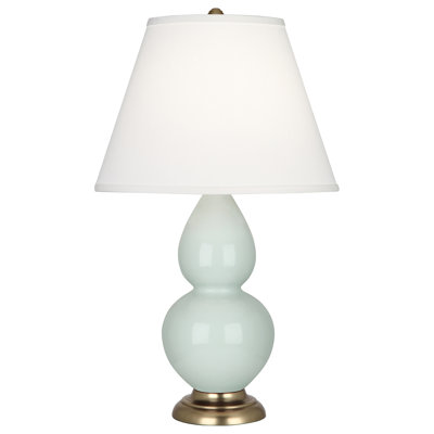 Petite lampe de table à double gourde 22,75 po