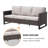 Kaelahni 4-Piece All Weather Wicker Patio Conversation Set With Swivel Gliders And Split Fire Pit Table-1880305075-1880305073