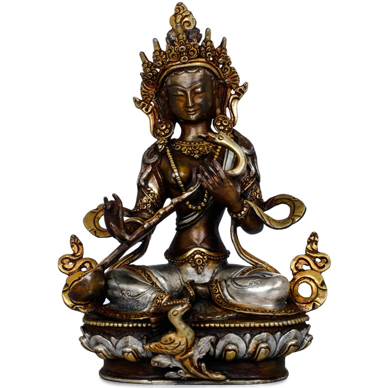 Statue népalaise de Saraswati
