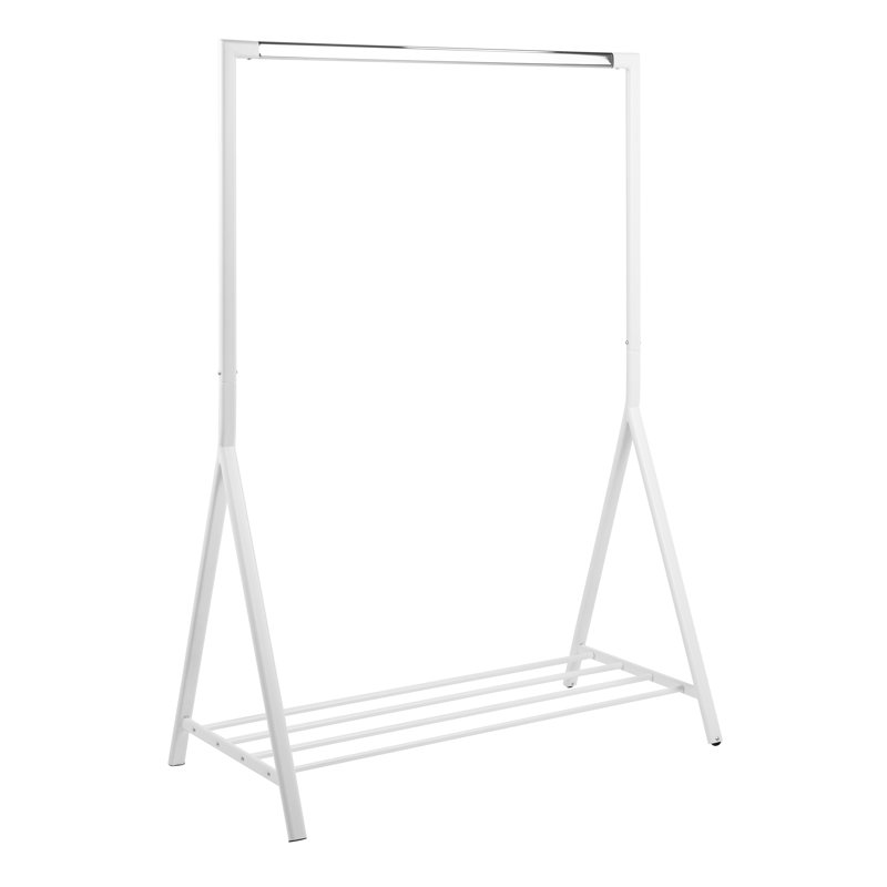 Rutan 117cm Clothing Rack, White