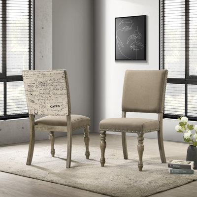 Dasher 40'' H Wood Upholstered Side Chair