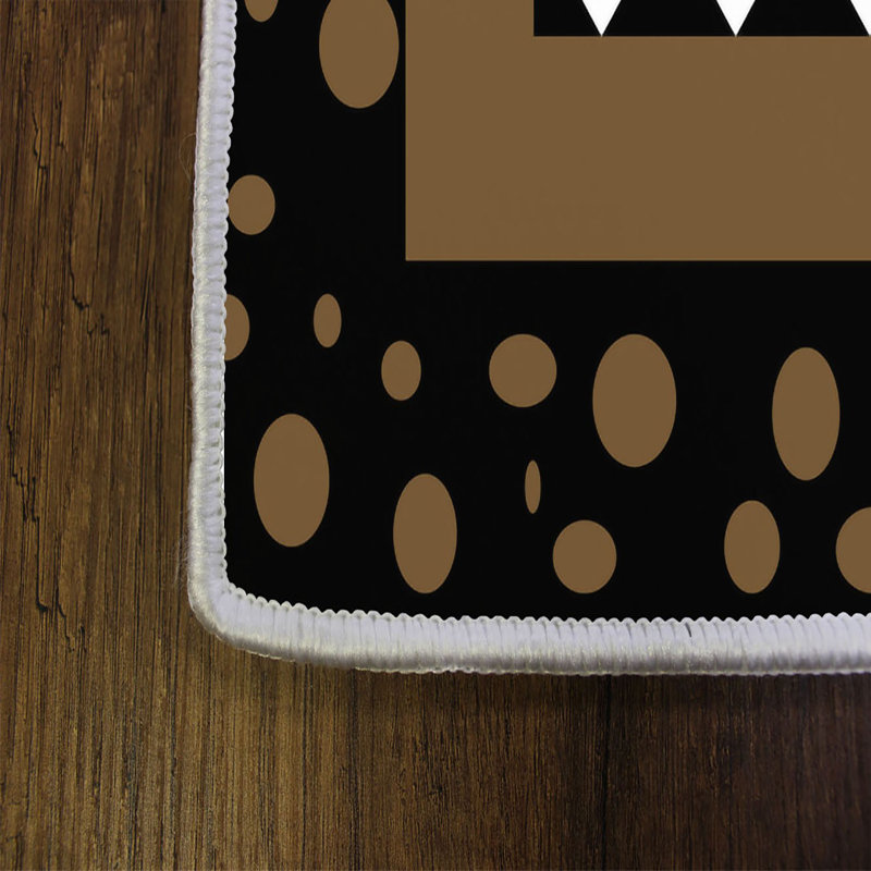 Luxurious Woven Area Rug, 5.9 x 9.2 ft, 100% Polyester, Antibacterial | Non-Slip PVC Felt Dot Underside, 0.3 in Pile Height | Machine Washable, 3D Digital Print, Perfect for Living Room & Bedroom Décor
