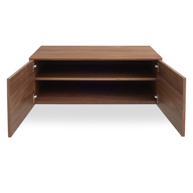 Wonder Wall 2.0 Solid Wood Accent Cabinet, Walnut