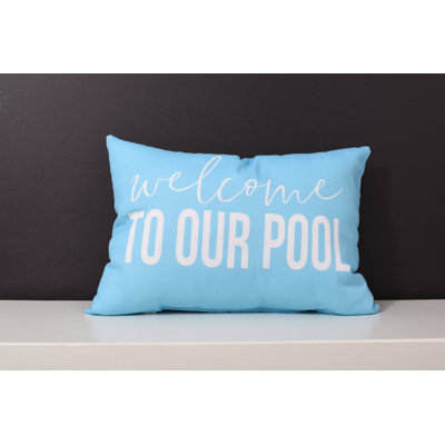 Outdoor Reversible Throw Pillow