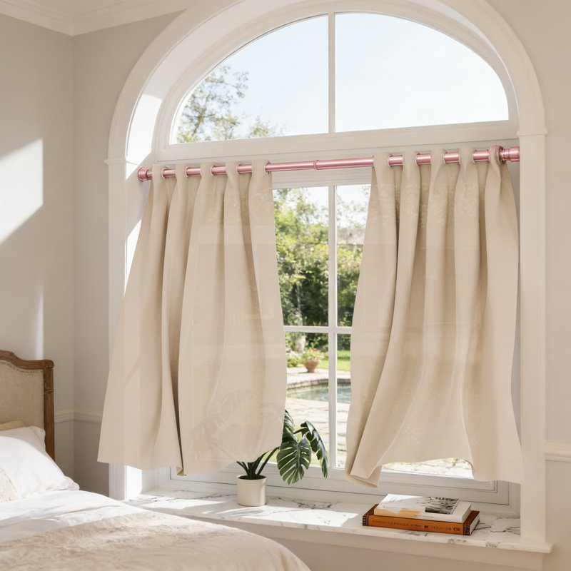 Tringle extensible sans tringle à ressort pour fenêtres et portes No Drill - paquet de 2