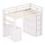 Lit mezzanine simple avec tiroirs, bureau et garde-robe - Kieandra-1816776176