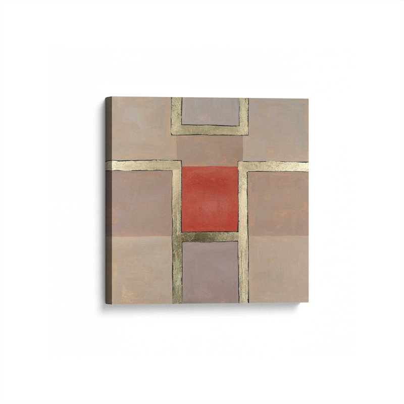 «Russet Tapisserie I» par Michael Willett, reproduction d'art sur toile, H 12 po x l 12 po