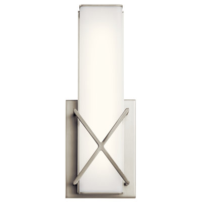 Abdulhameed Steel LED Flush Mounted Sconce