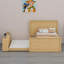 Structure de lit peu encombrante avec lit gigogne escamotable-162726330
