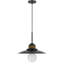 Luminaire suspendu Oly avec corde en toile de jute, gris foncé