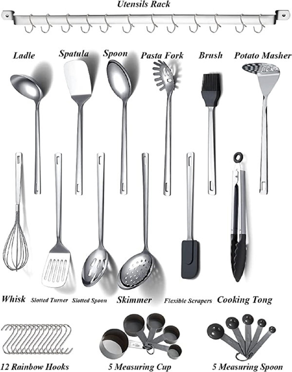 KitchenAid White Measuring Spoon Set - Shop Utensils & Gadgets at
