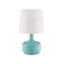 Lampe de table 17,5 po "Cheru" moderne Mid-Century, vert poudre